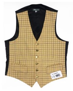 RJ Classics Mens Cheshire Tattersall Hunt Vest