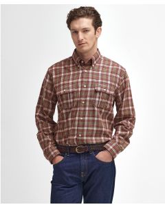 Barbour Mens Penrice Thermo Weave  Regular Fit Checkered Shirt